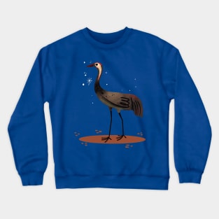 Heron Painting Hand Drawn Crewneck Sweatshirt